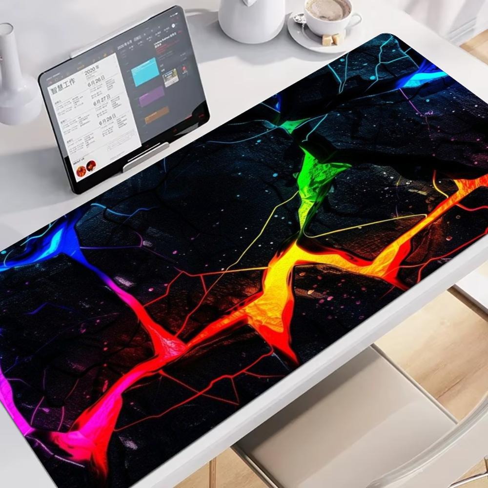 Office Tech Background - Duża podkładka pod mysz XXL, mata