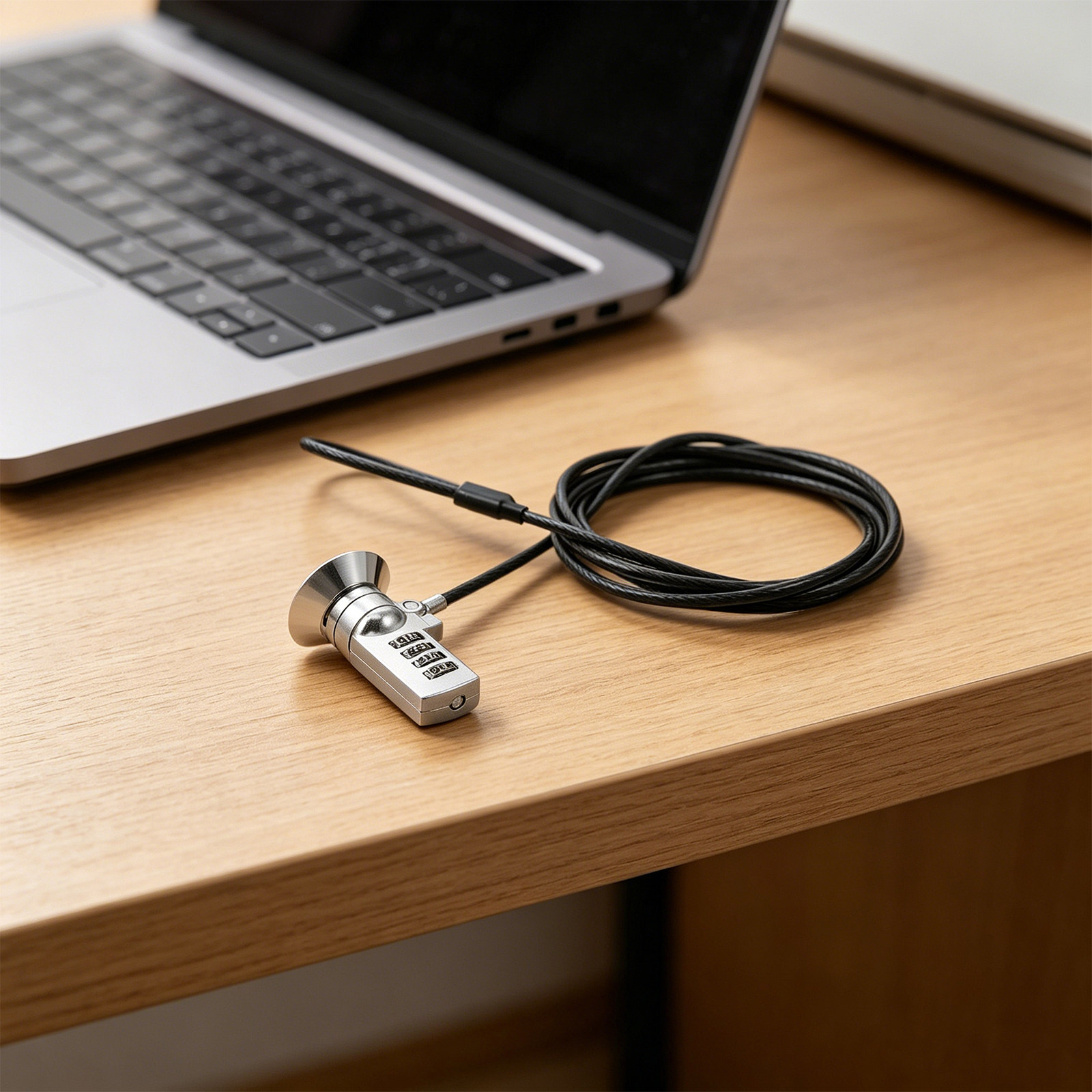 Cable Lock Laptop - 1 zestaw blokady do laptopa, kabel