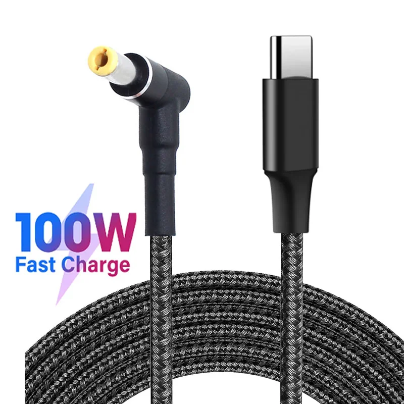 Cable Lock Laptop - Ładowarka do laptopa 100W USB-C na